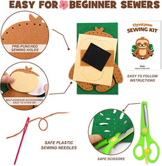 Sloth Sewing Craft Kit Jungle Animal DIY Craft Sewing Kit | momhomedecor