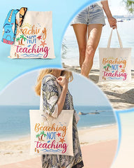 Teacher Appreciation Gifts Tote Canvas Bag | momhomedecor