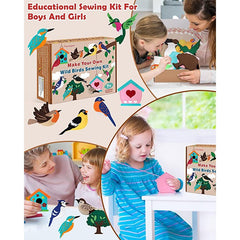 Wild Birds Sewing Craft Kit Birds House Ornaments | momhomedecor